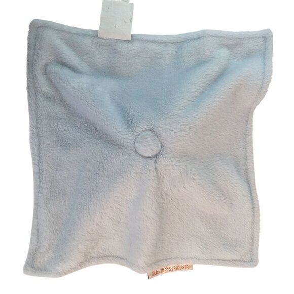 Blankets & Beyond Blue Elephant Lovey Star Print Baby Security Blanket - Picture 4 of 7